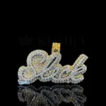 Sleck Statement Bling Pendant - B Db E F Facd