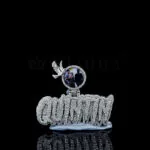 Flight of Memory Pendant - Silver, 6 Carat Moissanite