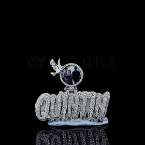 Flight of Memory Pendant - Silver, 6 Carat Moissanite