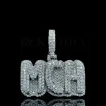 MCH Supreme Charm Pendant - Moissanite, Silver, 2 Carats