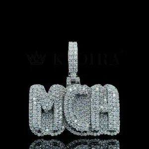 MCH Supreme Charm Pendant - Moissanite, Silver, 2 Carats