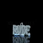 Moissanite Rude Royalty Pendant - Silver, 2 Carat