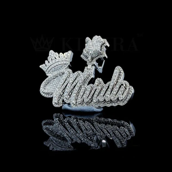 Murda Crowned Legacy Pendant - Ca C E Ed B Be A B