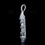 Diamond Spiral Tower Pendant - Ba F A F D Dc
