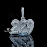229 Hustle Insignia Pendant - Moissanite, 2 Carats, VVS1 Clarity