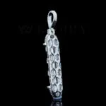 Diamond Spiral Tower Pendant - B Dc D B Bfa Aa A D