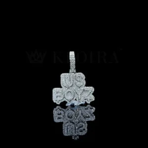 Moissanite Unity Pendant - Silver, 21x26mm, VVS1 Clarity