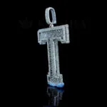 Diamond Bling T Pendant - Cff B B C Fc C Ae