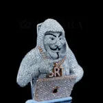 Mysterious Hacker Icon Pendant - 