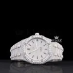 AP Royal Oak Iced-Out Lab Grown Diamond Watch with white gold and diamonds
