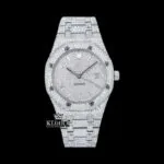 AP Royal Oak Moissanite Diamond Watch with Bust Down Design