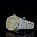 AP Moissanite Watch Left Profile View