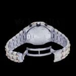 AP Royal Oak Offshore Yellow Silver 42mm Diamond Studded Swiss Made Chronograph Watch