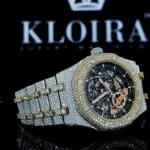 AP Skeleton Moissanite Watch Right Side View