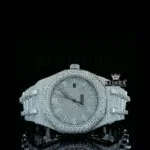 AP Royal Oak Moissanite Watch with Baguette Diamond Markers