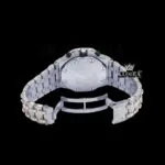 Beige Dial Bust Down AP Chronograph Moissanite Diamond Watch Caseback View