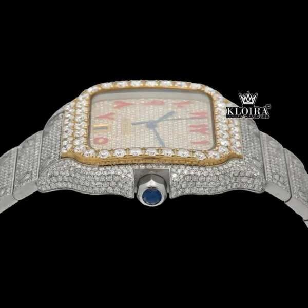 Best Cartior Moissanite Watch Crown View
