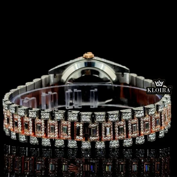 Best Moissanite Roles Watch Caseback View