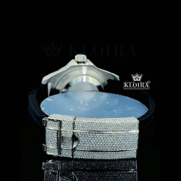 Black Moissanite Roles Watch Strap View