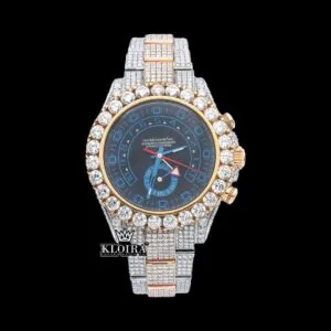 Roles Oyster Perpetual Two Tone Rose Gold Lab-grown Diamond Watch