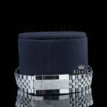 Blue Dial Stick Markers Fully Iced Out White Gold Natural Diamond Watch Bracelet View