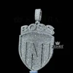 Boss Status Medallion Pendant Closeup