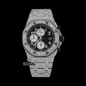 AP Bust Down Chronograph Moissanite Diamond Watch