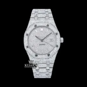 AP Bust Down Moissanite Diamond Watch with White Dial