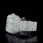 Cartior Moissanite Watch Left Profile View