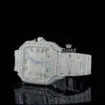 Cartior Moissanite Watch Right Strap View