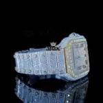 Cartior VVS Moissanite Watch Right Side View