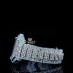 Cartior Watch Bust Down Moissanite Left Side View