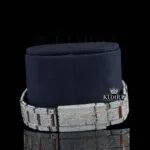 Dual Time Dial Stick Markers Two Tone Bust Down Moissanite Watch Bracelet View