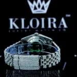 Full Iced Out White Dial Arabic Numerals Moissanite Watch Cashback View