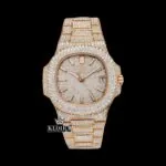 Patik Philippe Fully Iced Out Moissanite Diamond Watch