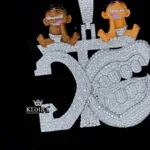 Hip Hop Laughter Emblem Closeup Downside