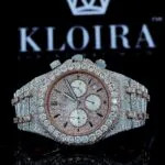 AP Royal Oak Chronograph Two Tone Moissanite Watch
