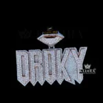Luxe Statement Charm Droky Pendant Closeup Front