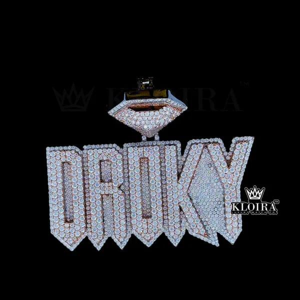 Luxe Statement Charm Droky Pendant Closeup Front