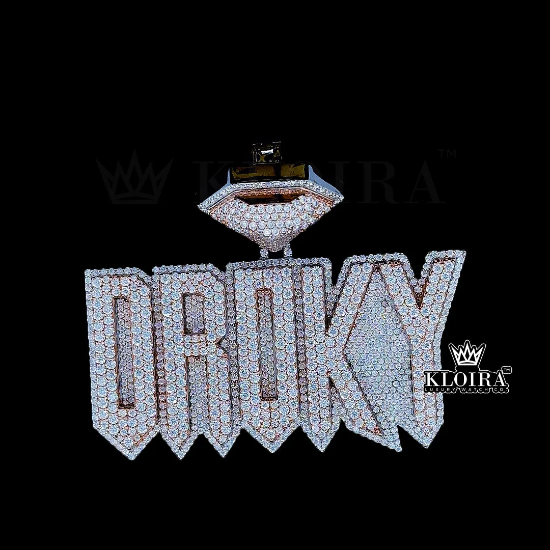 Luxe Statement Charm Droky Pendant Closeup Front