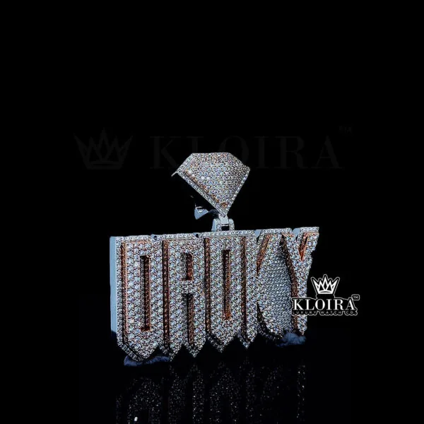 Luxe Statement Charm Droky Pendant Closeup Right