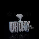 Luxe Statement Charm Droky Pendant Closeup Side View