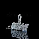 Majestic Brian Monogram Pendant Closeup Left