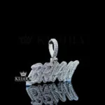 Majestic Brian Monogram Pendant Closeup Right