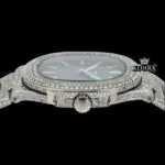 Mens Patik Philippe Moissanite Watch Crown View