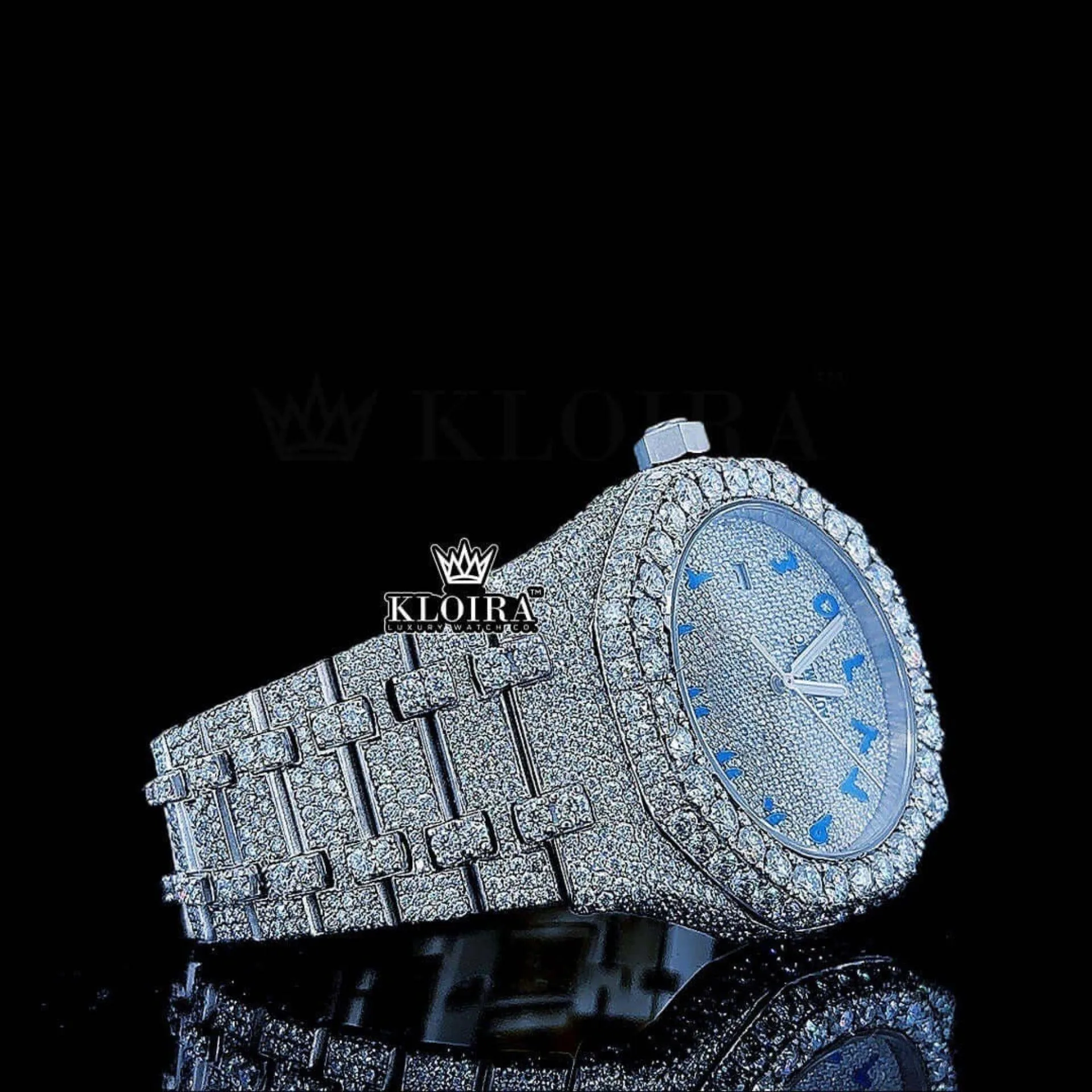 Moissanite AP Watch Right Profile View
