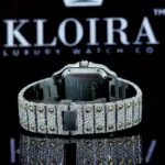 Moissanite Cartior Watch Arabic Back View