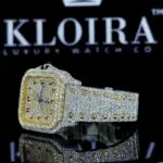 Moissanite Cartior Watch Arabic Right Strap View