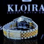 Moissanite Roles Style Watch Caseback View