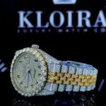 Moissanite Roles Style Watch Left Profile View